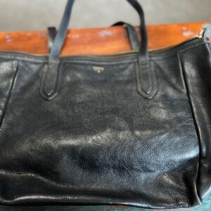 Fossil Black Tote Handbag